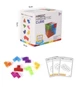 Магнитный Куб Головоломка Сома Magic Cube Прозрачный Разноцветный Набор с картами 54 шт (00574) - изображение 3