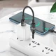 Перехідник Hoco U107 адаптер USB To Type-C (10см, на OTG, для планшетів та смартфонів, Type-C, тайпсі) - Чорний - зображення 4
