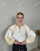 Жіноча вишита сорочка з вишивкою "Колоски" M білий (5680) - изображение 4
