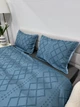 Покривало Ecotton Жаккард чохол 150х215 см + 2 наволочки 50х70 см Green Полисатін (2100024558001) - зображення 2