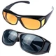 Комплект Антибликовые очки HD Vision WrapArounds Day & Night Original 2в1 ночные и дневные - изображение 2