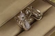 Серьги Xuping Jewelry котики с мелкими фианитами 2 см серебристые - изображение 3