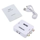 Конвертер HDMI на RCA (AV) CVBS адаптер видео с аудио 1080P HDV-610 AV-001 White - изображение 2