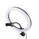 Кольцевая лампа с держателем для телефона Ring Fill Light 26 см без штатива - изображение 3