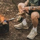 Чехол для газового баллона Naturehike Large Flat Can 450g NH21PJ123, камуфляж - изображение 4