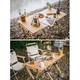 Стіл розкладний дерев'яний Naturehike NH19JJ009, світле дерево, великий - изображение 3