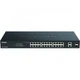 Комутатор D-Link DGS-1100-26MPV2 24xGE PoE, 2xSFP/GE, 370Вт, EasySmart - зображення 2