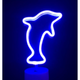 Неоновый светильник Neon Lights "Дельфин" Ночник декоративный настольный LED лампа (USB, 3хАА) Cbybq - изображение 1