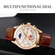 Часы наручные Skmei 9236RGSI 3ATM 40 мм Gold/Brown - изображение 3
