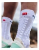 Высокотехнологические беговые безшовные носки Compressport Pro Racing Socks V4.0 Trail, White/Black, T2 (39-41) - изображение 4