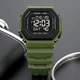 Годинник наручний з підсвічуванням Skmei 1988AG 5 ATM 45 мм Black/Green - зображення 2
