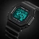 Часы наручные с подсветкой Skmei 1988BK 5 ATM 45 мм Black - изображение 2