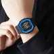 Часы наручные с подсветкой Skmei 1988BU 5 ATM 45 мм Blue/Black - изображение 2