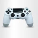Бездротовий bluetooth джойстик DOUBLE-motor vibration 4 Wireless Controller PS4 - DS-2312, Білий - зображення 1