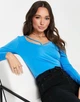 Топ VERO MODA 10270046 XS синій - зображення 1