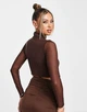 Топ Asos 118687436 40 коричневый - изображение 2