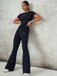 Спортивні штани Missguided R9346233 34 темно-синій - зображення 3