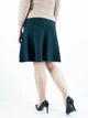 Юбка женская зеленая теплая с узором 502-1 ONE SIZE - изображение 3
