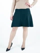 Юбка женская зеленая теплая с узором 502-1 ONE SIZE - изображение 7