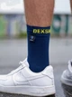 Термоноски водонепроницаемые демисезонные DexShell Ultra Thin Crew NL Socks DS683NLM M (39-42) Синий/Желтый (6954358983062) - изображение 9