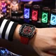 Мужские часы Curren 8442 Silver-Black-Red - изображение 3