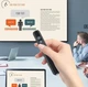 Бездротовий презентер / лазерна USB ручка occkic, лазерна указка для презентацій 2.4 ГГц чорний "G" (79632456) - зображення 2