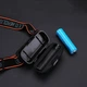 Налобний ліхтар KX-215-LED+2COB акумуляторний, 1x18650, USB Type-C, 3 режими - зображення 5