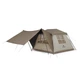Намет з навісом Naturehike Village CNK2300ZP022, коричневий великий - зображення 1