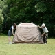 Намет з навісом Naturehike Village CNK2300ZP022, коричневий великий - зображення 5