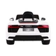 Автомобіль на акумуляторі Audi R8 Spyder, білий - изображение 5
