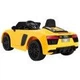 Автомобіль на акумуляторі Audi R8 Spyder, жовтий - изображение 11