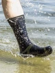 Термошкарпетки водонепроникні зимові вовняні DexShell Trekking DS636S S Зелена смужка - зображення 4