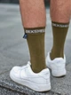 Термошкарпетки водонепроникні демісезонні DexShell Ultra Thin Crew OG Socks DS683OGM M Хакі/Сірий (6954358983222) - зображення 5