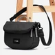 Сумка кросс-боді через плече жіноча тканинна маленька Pacsafe GO Saddle Crossbody 35140130 Чорна (0688334005818) - зображення 7
