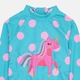Детский комбинезон для купания для девочки Minoti 18SWIM 1 40137KID 80-86 см Бирюзовый (5063025244564) - изображение 3