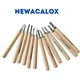 Набор стамесок 12шт для резьбы по дереву Newacalox долота ножи резцы 670211 - изображение 5