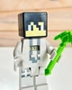 Дитяча ігрова фігурка Minecraft Майнкрафт з зброєю Сірий з вбудованим годинником - изображение 2
