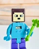 Дитяча ігрова фігурка Minecraft Майнкрафт з зброєю Стів з вбудованим годинником - изображение 2