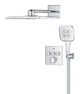 Душова система прихованого монтажу на 3 виходи з термостатом Grohe Grohtherm SmartControl (34864000) - зображення 6