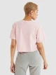 Футболка хлопковая оверсайз короткая женская Ellesse Alberta Cropped Tee SGS04484-808 12 Розовая (5057677802135) - изображение 2