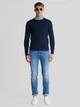 Sweter męski bawełniany Big Star Reylon M Ciemnoniebieski (5900714698843) - obraz 4