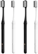 Комплект зубных щеток Xiaomi Doctor B Toothbrush Bamboo Cleaner Black + White 4 шт (6970763911049) - изображение 1