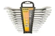 Ключі ріжкові MASTERTOOL SATIN FINISH набір 12 шт (6х7 - 30х32 мм) 31CRV3 DIN3110 70-2112 - зображення 2