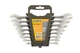 Ключі ріжкові MASTERTOOL SATIN FINISH набір 8 шт (6х7 - 20х22 мм) 31CRV3 DIN3110 70-2108 - изображение 2