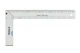 Угольник строительный алюминиевый MASTERTOOL 300 мм ручка Al с капсулой 0,5 мм/1м 30-4300 - изображение 2