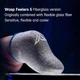 Напальчники Flydigi V5 Wasp Finger Sleeve fiberglass ультратонкие стекловолокно для игры телефоне 2 шт + бокс - изображение 2