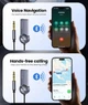 Bluetooth адаптер USB аудіоприймач Toocki з AUX виходом - изображение 4
