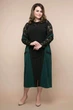 Костюм платье+кардиган Tatiana БРУКС зеленый 54 - изображение 5