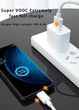 Кабель OPPO SuperVOOC USB Type-C 65W 1,5м Білий - зображення 6