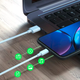 Кабель OPPO SuperVOOC USB Type-C 65W 1,5м Білий - зображення 8